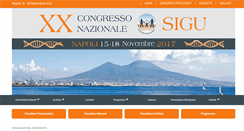 Desktop Screenshot of congresso.sigu.net