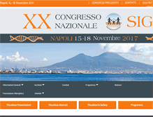 Tablet Screenshot of congresso.sigu.net